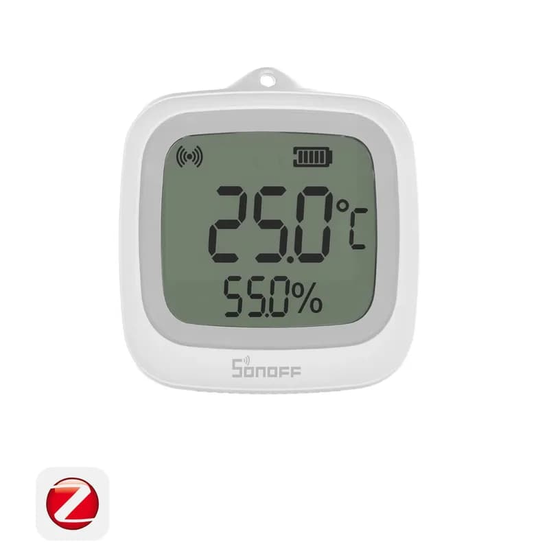 Sonoff Водонепроницаемый Zigbee ЖК-умный датчик температуры и влажности