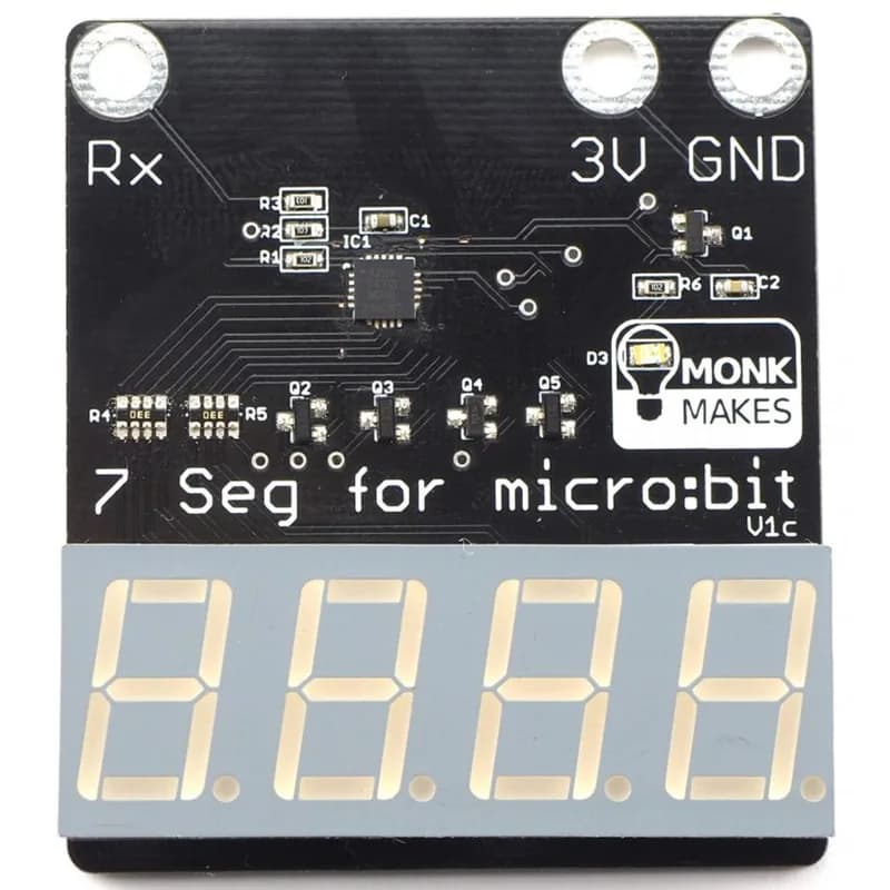 7-сегментный для micro:bit от Monk Makes