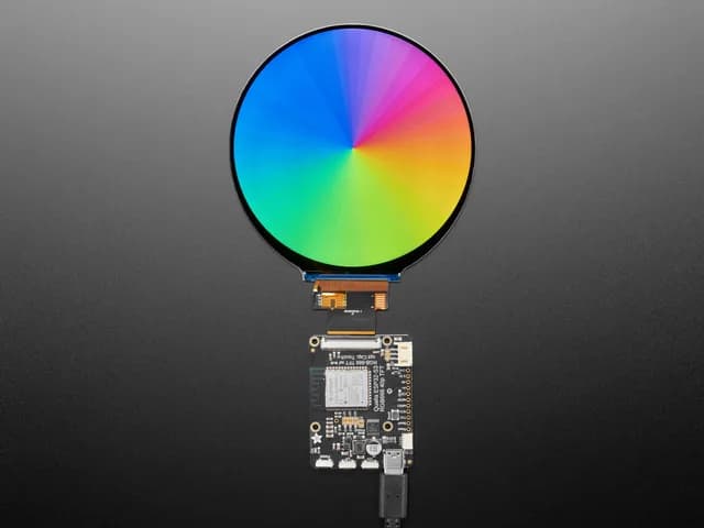 Круглый TTL-дисплей RGB TTL — 4 дюйма, 720x720 — без сенсорного экрана