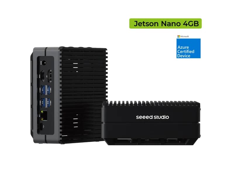 reComputer J1020 v2 - Устройство Edge AI с модулем Jetson Nano, алюминиевый корпус, предустановленная система JetPack