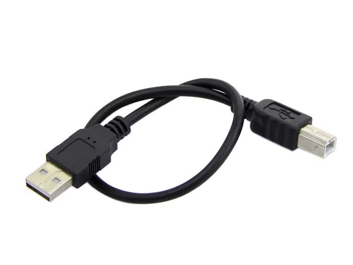 USB-кабель типа A–B — 30 см, черный