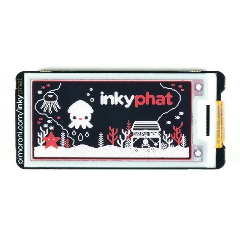 Чернила Pimoroni pHAT (ePaper/eInk/EPD)