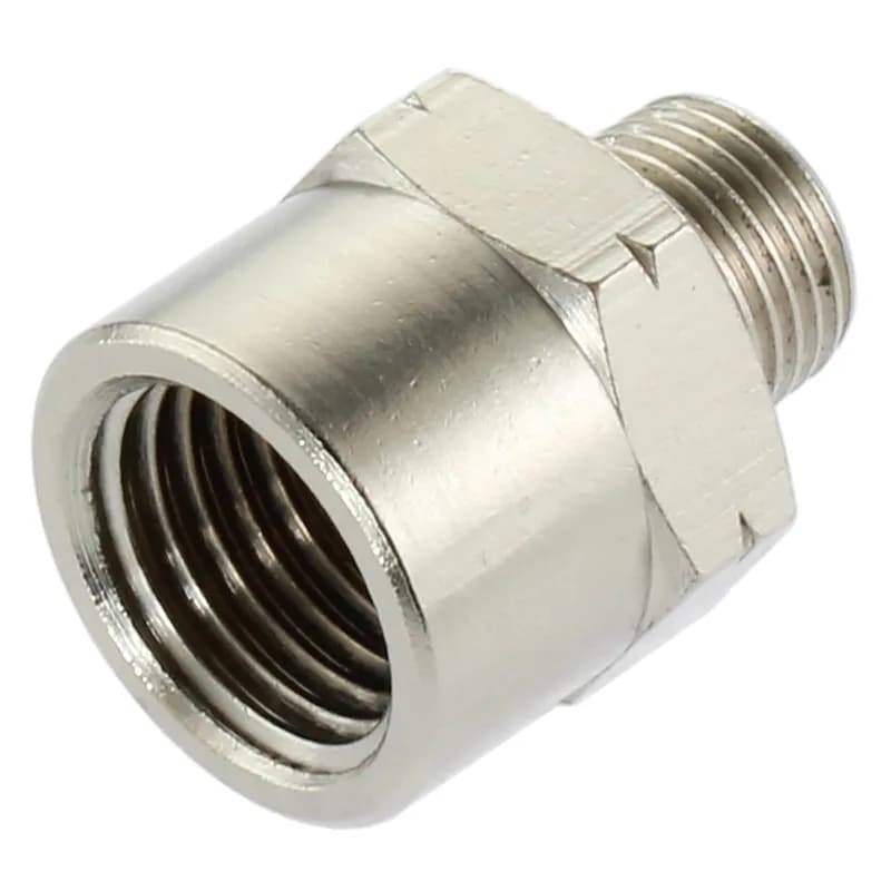 Переходник 1/8 NPT, наружная резьба 1/4 NPT, внутренняя резьба