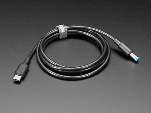 Кабель USB Type C 3.1 PD с цилиндрическим разъемом 5,5 мм — выход 15 В, 5 А