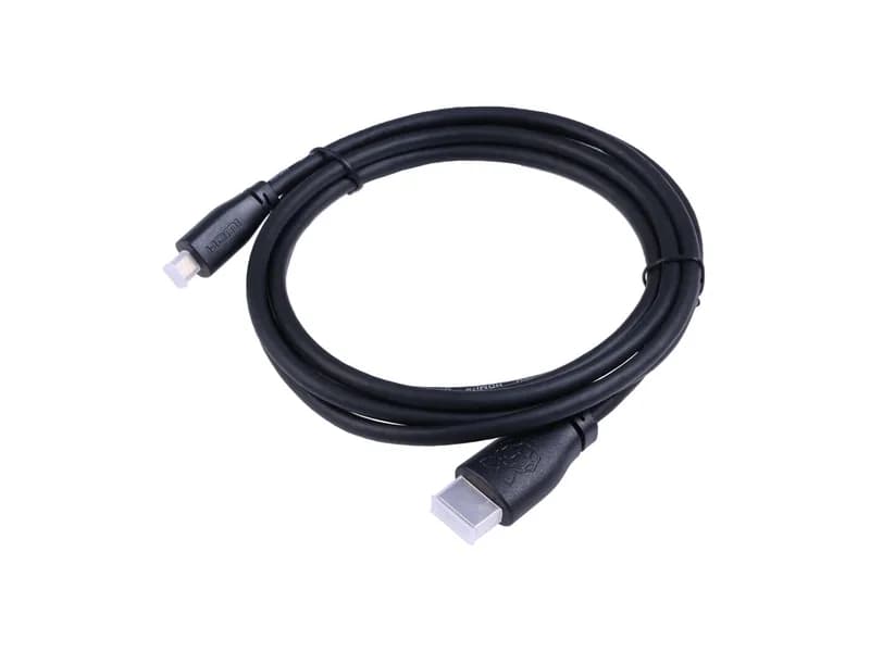 Официальный кабель Raspberry Pi Micro-HDMI со стандартным разъемом, черный, 2 метра