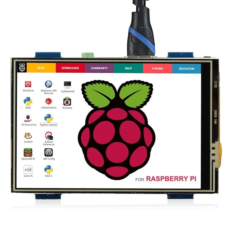 HDMI 3,5-дюймовый сенсорный монитор с разрешением 480 x 320 для Raspberry Pi