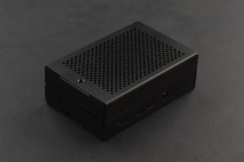 Алюминиевый корпус для Raspberry Pi 4 (с радиатором и вентилятором)