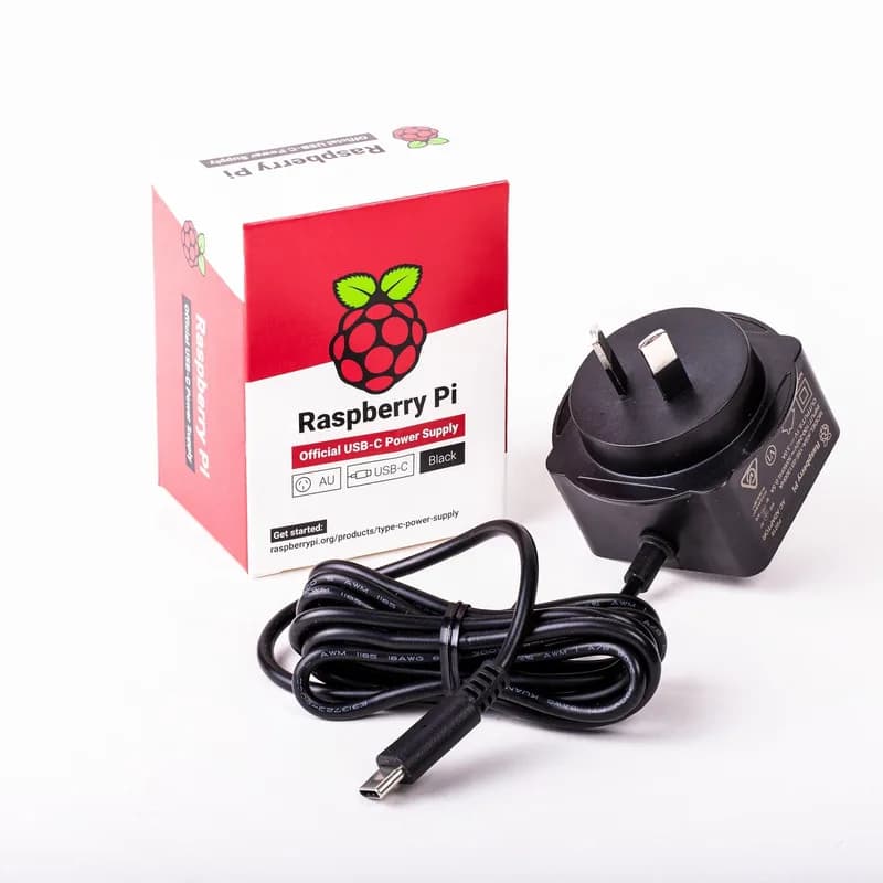 Блок питания Raspberry Pi USB-C 5В 15Вт (Черный)