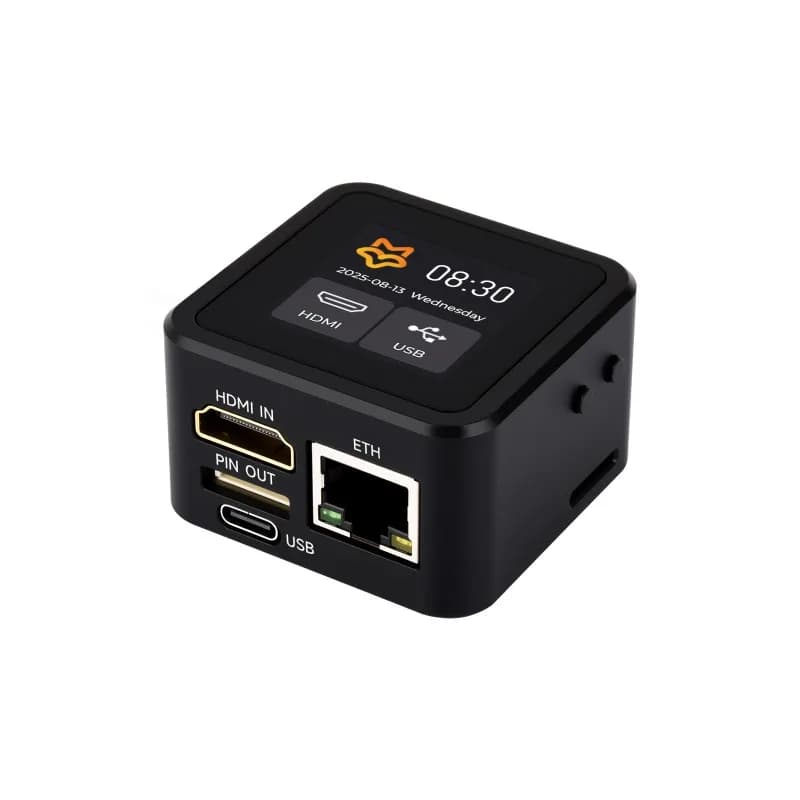 Luckfox PicoKVM Легкий инструмент удаленного управления IP KVM, поддерживает видеовход HDMI 1920 × 1080@60 кадров в секунду и выходной сигнал HID для управления устройством