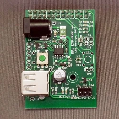 RPi-PWR mini-DCJ φ2,1 мм, разъем постоянного тока (центр +)
