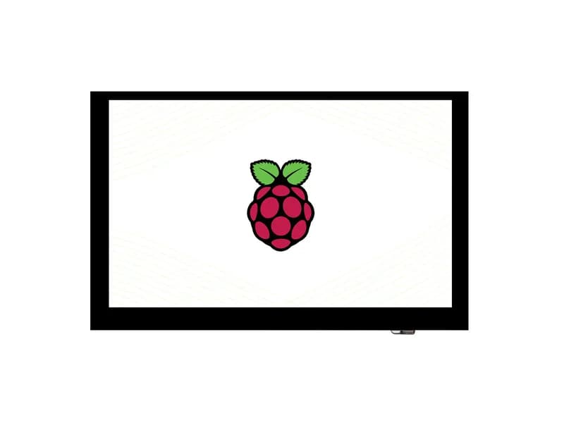 5-дюймовый емкостный сенсорный дисплей для Raspberry Pi, интерфейс DSI, панель IPS, 1024x600 пикселей, панель из закаленного стекла, без драйверов